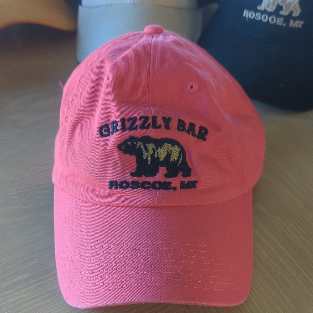 🛍️Grizzly Bar Roscoe MT Pink Women's Cap